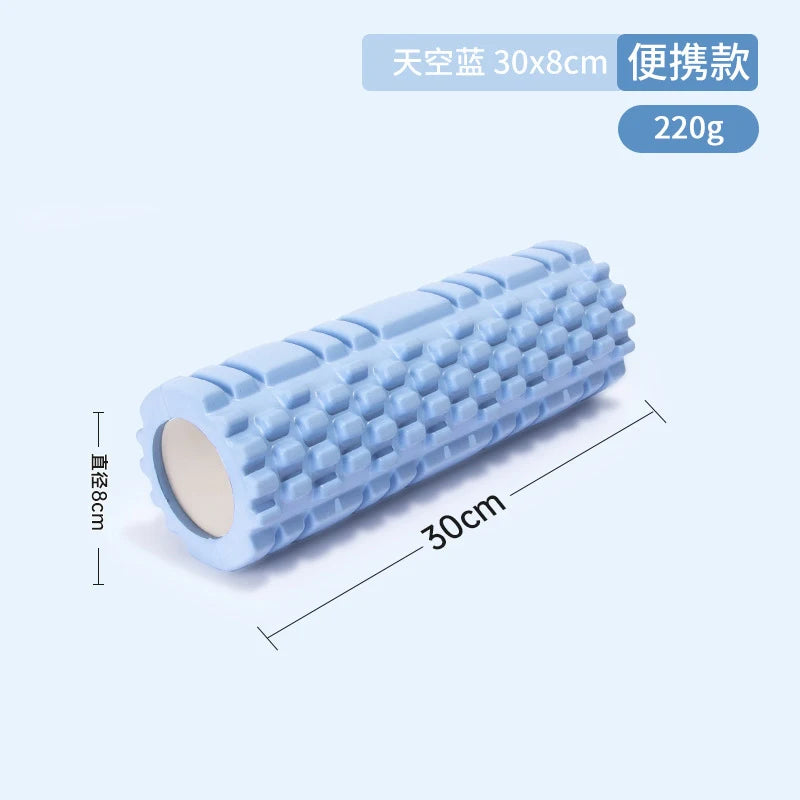 High-density foam roller blue