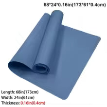 Foldable Yoga Mat — Eco-Friendly EVA | 3/4/6mm | Travel & Home Workouts