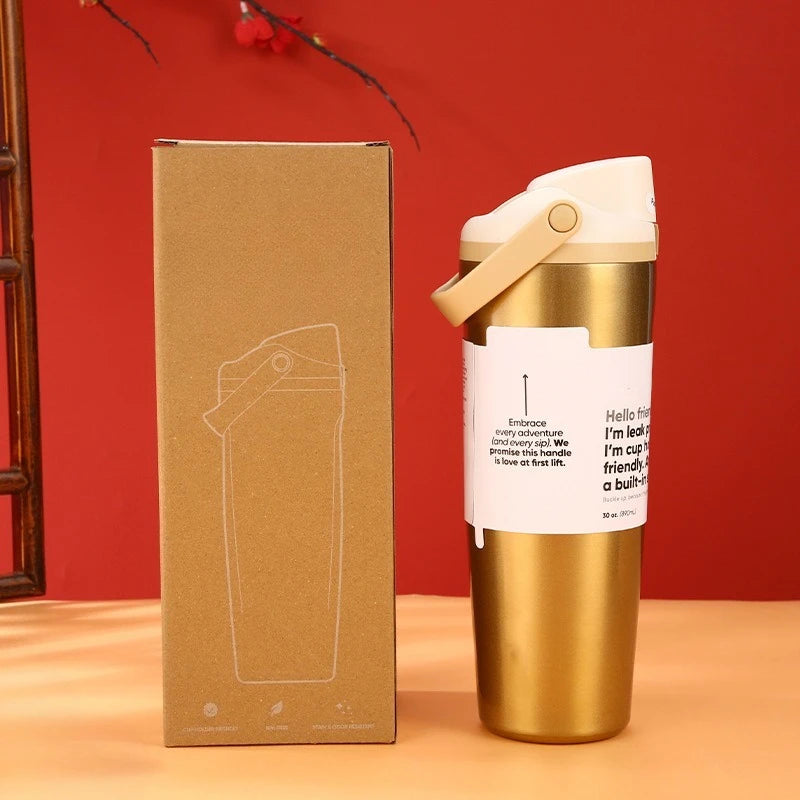 Leakproof lid water bottle